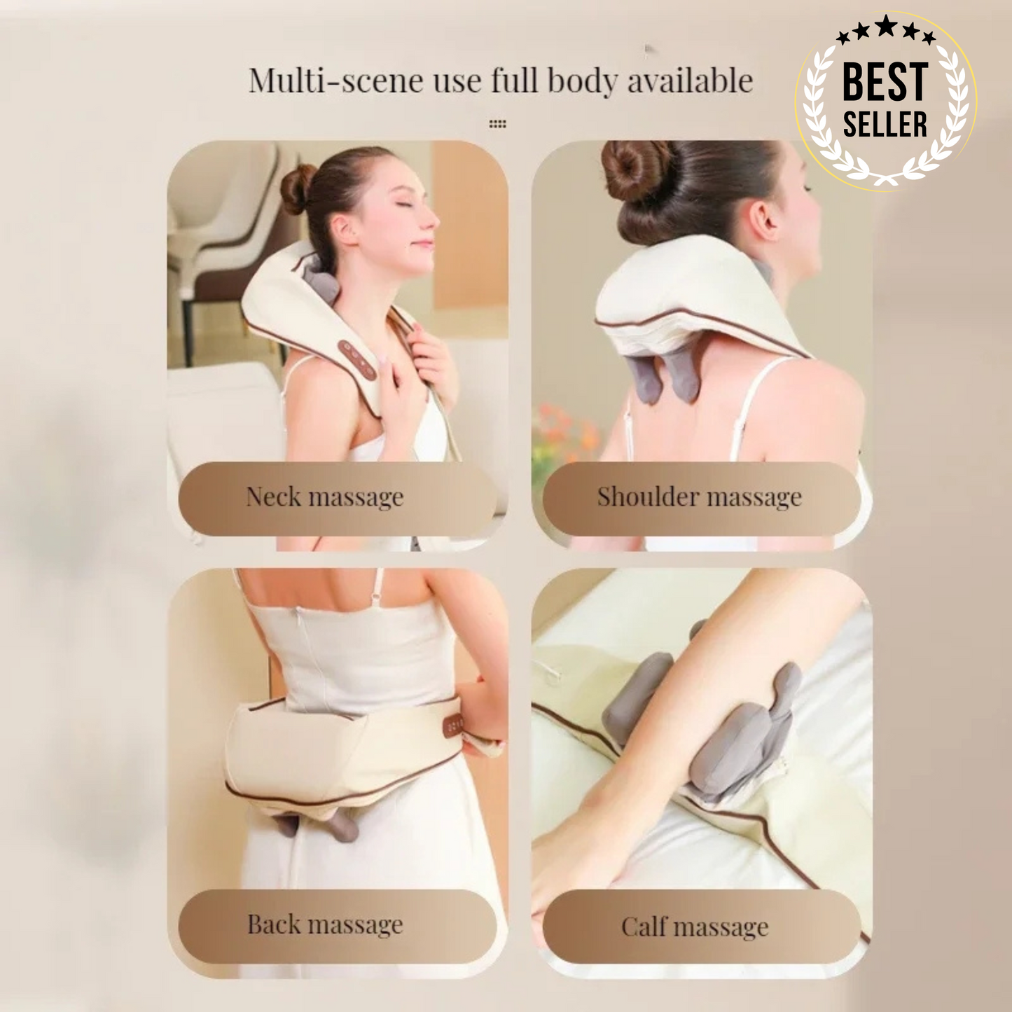 PostureFlex™ Shoulder Pain Relief Massager: Say Goodbye to Discomfort"
"PostureFlex™ Heat Therapy Neck Massager: Gentle Warmth for Muscle Relaxation"